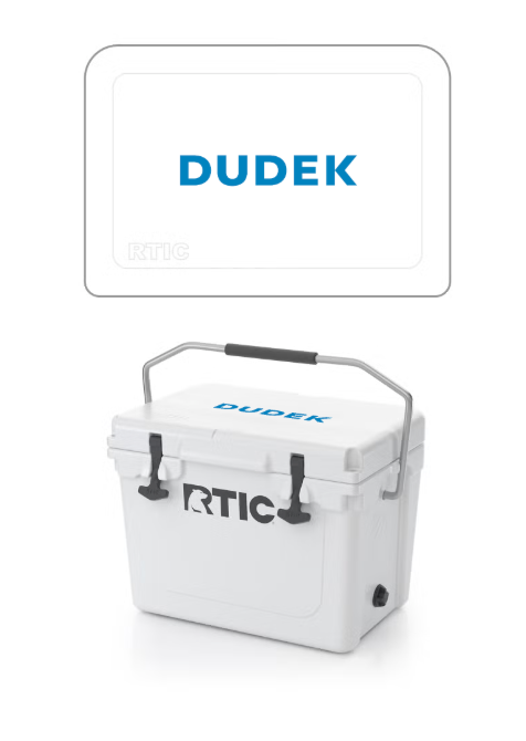 22 QT RTIC Ultra-Light Cooler, White & Grey